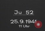 Image of test flight Junkers Ju-52 Peenemunde Germany, 1941, second 11 stock footage video 65675080062