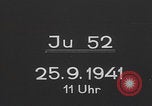 Image of test flight Junkers Ju-52 Peenemunde Germany, 1941, second 12 stock footage video 65675080062