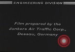 Image of Junkers F 13 passenger plane takeoff Berlin Germany, 1923, second 10 stock footage video 65675080066