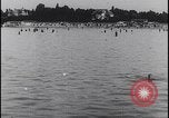 Image of Lake Balaton bathers Lake Balaton Hungary, 1923, second 24 stock footage video 65675080073