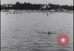 Image of Lake Balaton bathers Lake Balaton Hungary, 1923, second 25 stock footage video 65675080073