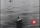 Image of Lake Balaton bathers Lake Balaton Hungary, 1923, second 29 stock footage video 65675080073