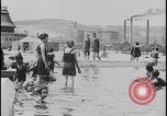 Image of Lake Balaton bathers Lake Balaton Hungary, 1923, second 32 stock footage video 65675080073