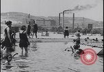 Image of Lake Balaton bathers Lake Balaton Hungary, 1923, second 33 stock footage video 65675080073