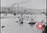 Image of Lake Balaton bathers Lake Balaton Hungary, 1923, second 35 stock footage video 65675080073