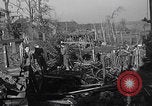 Image of US soldiers Gressenich Germany ruins WW2 Gressenich Germany, 1944, second 21 stock footage video 65675080084