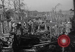 Image of US soldiers Gressenich Germany ruins WW2 Gressenich Germany, 1944, second 25 stock footage video 65675080084
