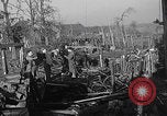 Image of US soldiers Gressenich Germany ruins WW2 Gressenich Germany, 1944, second 28 stock footage video 65675080084