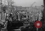 Image of US soldiers Gressenich Germany ruins WW2 Gressenich Germany, 1944, second 30 stock footage video 65675080084