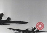 Image of Luftwaffe paratroopers jump from plane Germany, 1942, second 17 stock footage video 65675080105