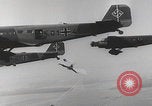 Image of Luftwaffe paratroopers jump from plane Germany, 1942, second 22 stock footage video 65675080105