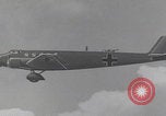 Image of Luftwaffe paratroopers jump from plane Germany, 1942, second 27 stock footage video 65675080105