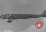 Image of Luftwaffe paratroopers jump from plane Germany, 1942, second 29 stock footage video 65675080105