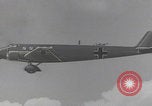 Image of Luftwaffe paratroopers jump from plane Germany, 1942, second 31 stock footage video 65675080105