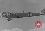 Image of Luftwaffe paratroopers jump from plane Germany, 1942, second 33 stock footage video 65675080105