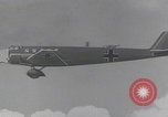 Image of Luftwaffe paratroopers jump from plane Germany, 1942, second 36 stock footage video 65675080105