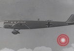 Image of Luftwaffe paratroopers jump from plane Germany, 1942, second 37 stock footage video 65675080105
