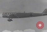 Image of Luftwaffe paratroopers jump from plane Germany, 1942, second 38 stock footage video 65675080105
