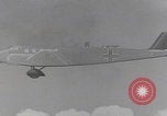 Image of Luftwaffe paratroopers jump from plane Germany, 1942, second 39 stock footage video 65675080105
