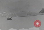 Image of Luftwaffe paratroopers jump from plane Germany, 1942, second 41 stock footage video 65675080105