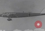 Image of Luftwaffe paratroopers jump from plane Germany, 1942, second 43 stock footage video 65675080105