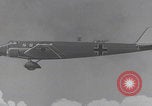 Image of Luftwaffe paratroopers jump from plane Germany, 1942, second 44 stock footage video 65675080105