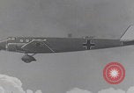 Image of Luftwaffe paratroopers jump from plane Germany, 1942, second 47 stock footage video 65675080105