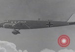 Image of Luftwaffe paratroopers jump from plane Germany, 1942, second 48 stock footage video 65675080105
