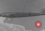 Image of Luftwaffe paratroopers jump from plane Germany, 1942, second 55 stock footage video 65675080105