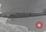 Image of Luftwaffe paratroopers jump from plane Germany, 1942, second 56 stock footage video 65675080105