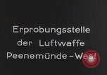 Image of JATO units testing Peenemunde Germany, 1942, second 7 stock footage video 65675080112