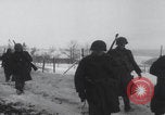 Image of US 83rd Division infantry troops march Bovigny Belgium, 1945, second 4 stock footage video 65675080131