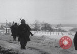 Image of US 83rd Division infantry troops march Bovigny Belgium, 1945, second 6 stock footage video 65675080131