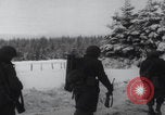 Image of US 83rd Division infantry troops march Bovigny Belgium, 1945, second 14 stock footage video 65675080131