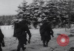 Image of US 83rd Division infantry troops march Bovigny Belgium, 1945, second 15 stock footage video 65675080131