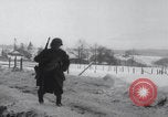 Image of US 83rd Division infantry troops march Bovigny Belgium, 1945, second 21 stock footage video 65675080131