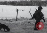 Image of US 83rd Division infantry troops march Bovigny Belgium, 1945, second 31 stock footage video 65675080131