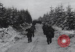 Image of US 83rd Division infantry troops march Bovigny Belgium, 1945, second 34 stock footage video 65675080131