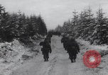 Image of US 83rd Division infantry troops march Bovigny Belgium, 1945, second 35 stock footage video 65675080131