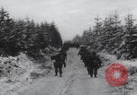 Image of US 83rd Division infantry troops march Bovigny Belgium, 1945, second 37 stock footage video 65675080131