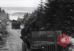 Image of US 83rd Division infantry troops march Bovigny Belgium, 1945, second 41 stock footage video 65675080131