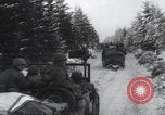Image of US 83rd Division infantry troops march Bovigny Belgium, 1945, second 48 stock footage video 65675080131