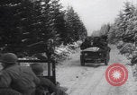 Image of US 83rd Division infantry troops march Bovigny Belgium, 1945, second 52 stock footage video 65675080131