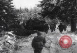 Image of US 83rd Division infantry troops march Bovigny Belgium, 1945, second 60 stock footage video 65675080131