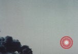 Image of Consolidated B-24 Liberator bomber burning Berca Airfield Benghazi Libya, 1943, second 3 stock footage video 65675080140