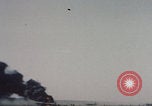 Image of Consolidated B-24 Liberator bomber burning Berca Airfield Benghazi Libya, 1943, second 4 stock footage video 65675080140