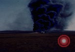 Image of Consolidated B-24 Liberator bomber burning Berca Airfield Benghazi Libya, 1943, second 54 stock footage video 65675080140