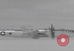 Image of Boeing B-29 bomber with modification Pacific Theater, 1945, second 6 stock footage video 65675080144