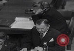 Image of Robert H Jackson speech Nuremberg Germany, 1946, second 5 stock footage video 65675080151