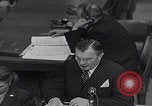 Image of Robert H Jackson speech Nuremberg Germany, 1946, second 6 stock footage video 65675080151